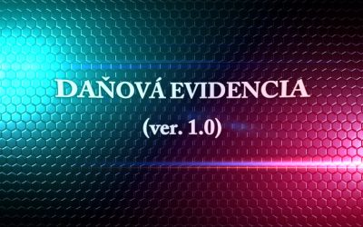 Formulár – Daňová evidencia 2018, 2019 a 2020